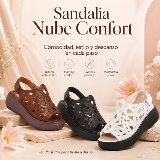 Sandalia Nube Confort ☁️✨ | Comodidad Ortopédica para tus Pies