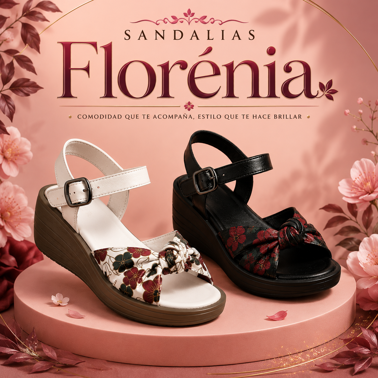 💐 Sandalias Florénia- Ortopédica👣