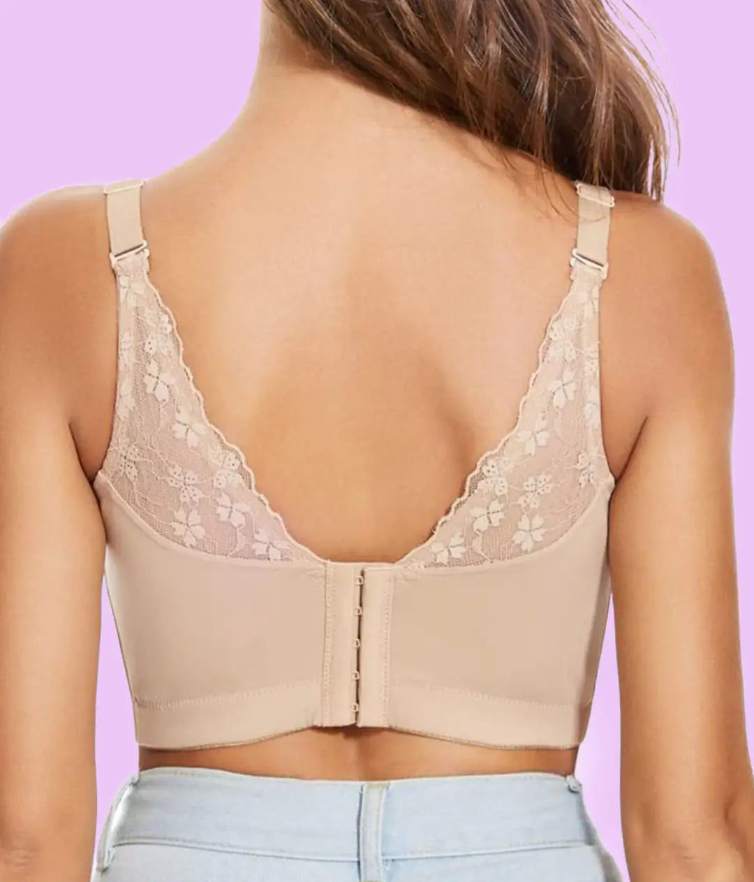 👗 Sujetador Push-Up de Encaje – Corset Largo que estiliza tu silueta 💎