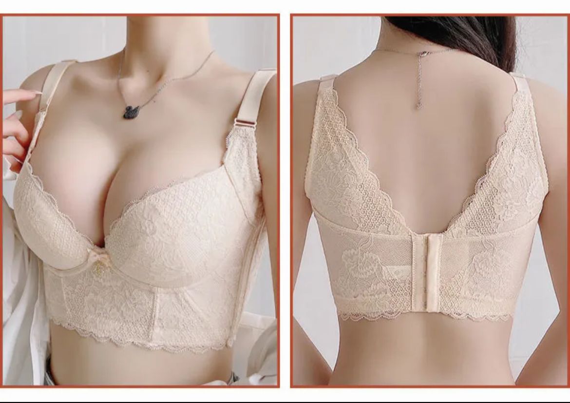 👗 Sujetador Push-Up de Encaje – Corset Largo que estiliza tu silueta 💎